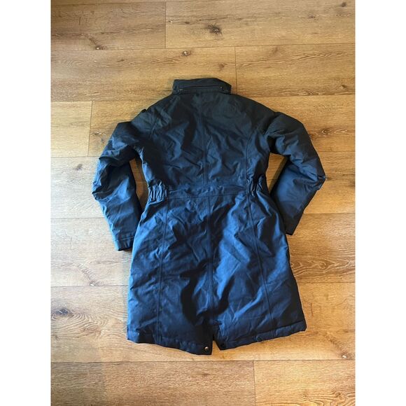 The North Face Coat Jacket Womens Small Blue Full Zip Hooded Waterproof Dryvent - Picture 2 of 3